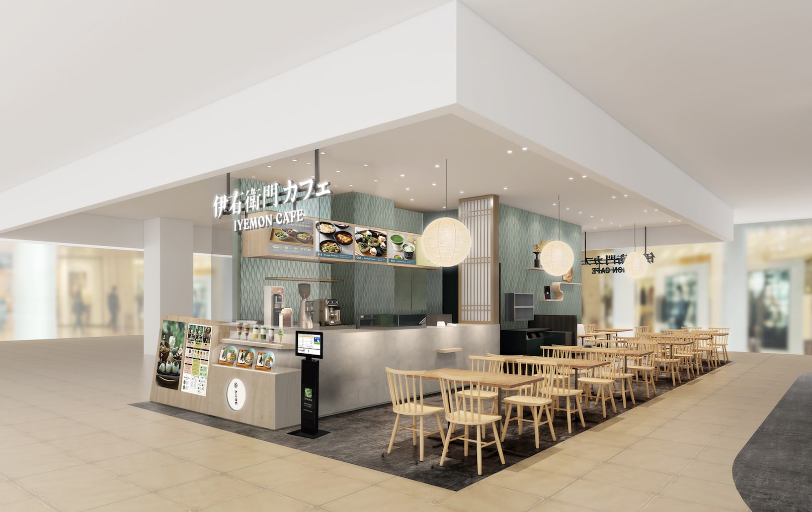 伊右衛門カフェ 店舗実例 3
